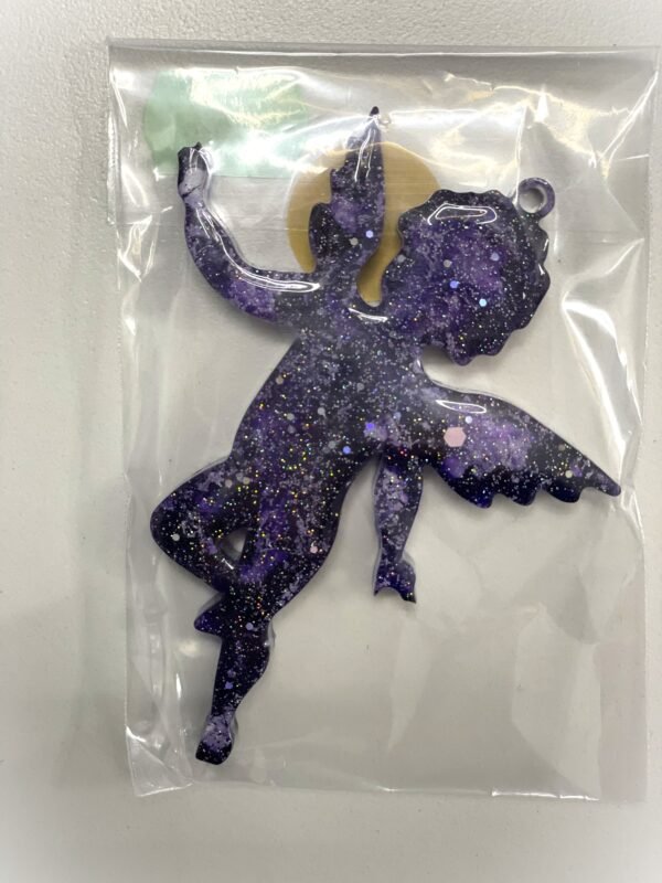 Eglutės žaisliukas Angelas "Violetinis blizgutis"