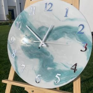 Laikrodis "Žalias marmuras" 50cm