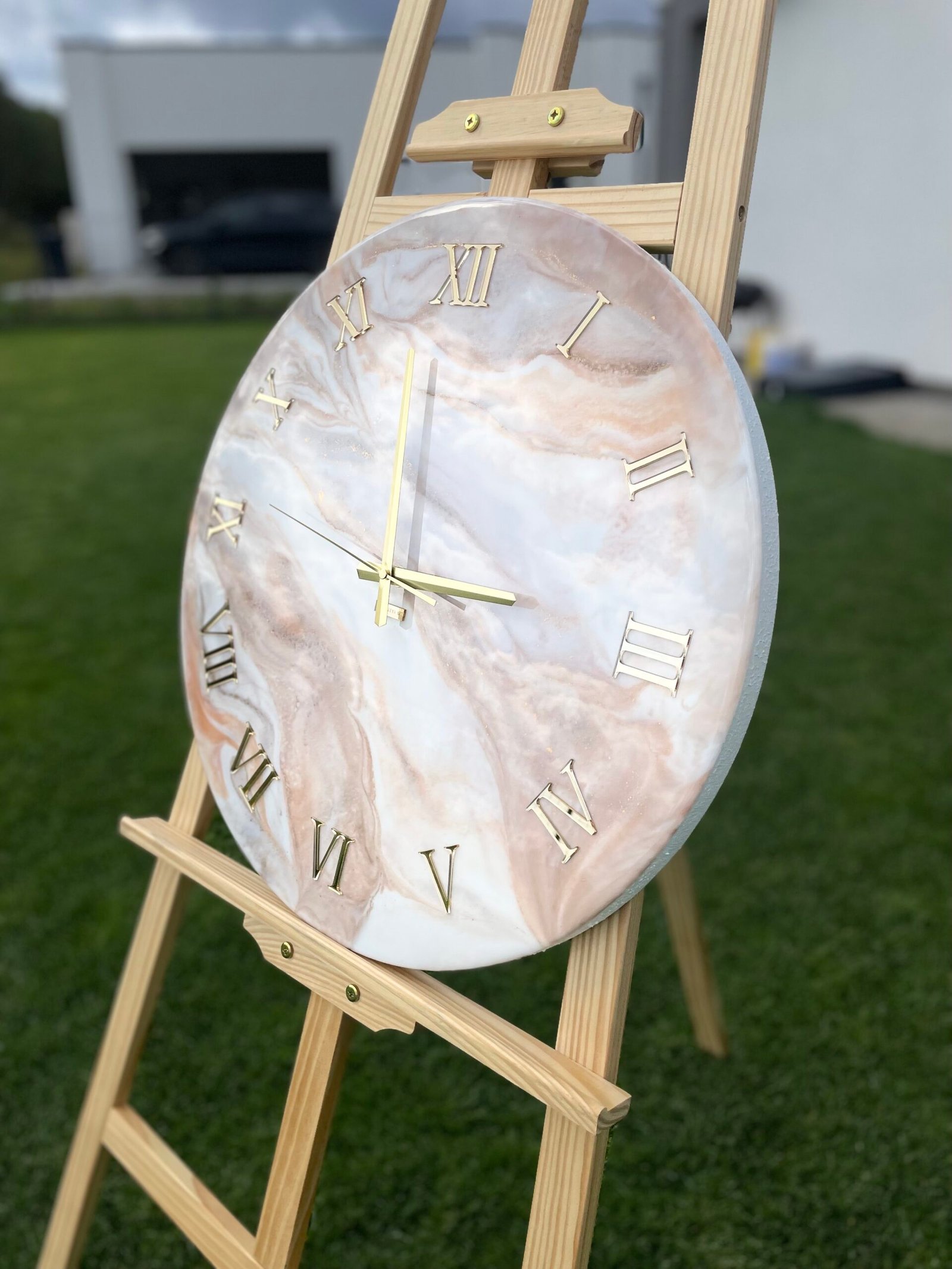 Laikrodis "Rudas marmuras2" 50cm - Image 17