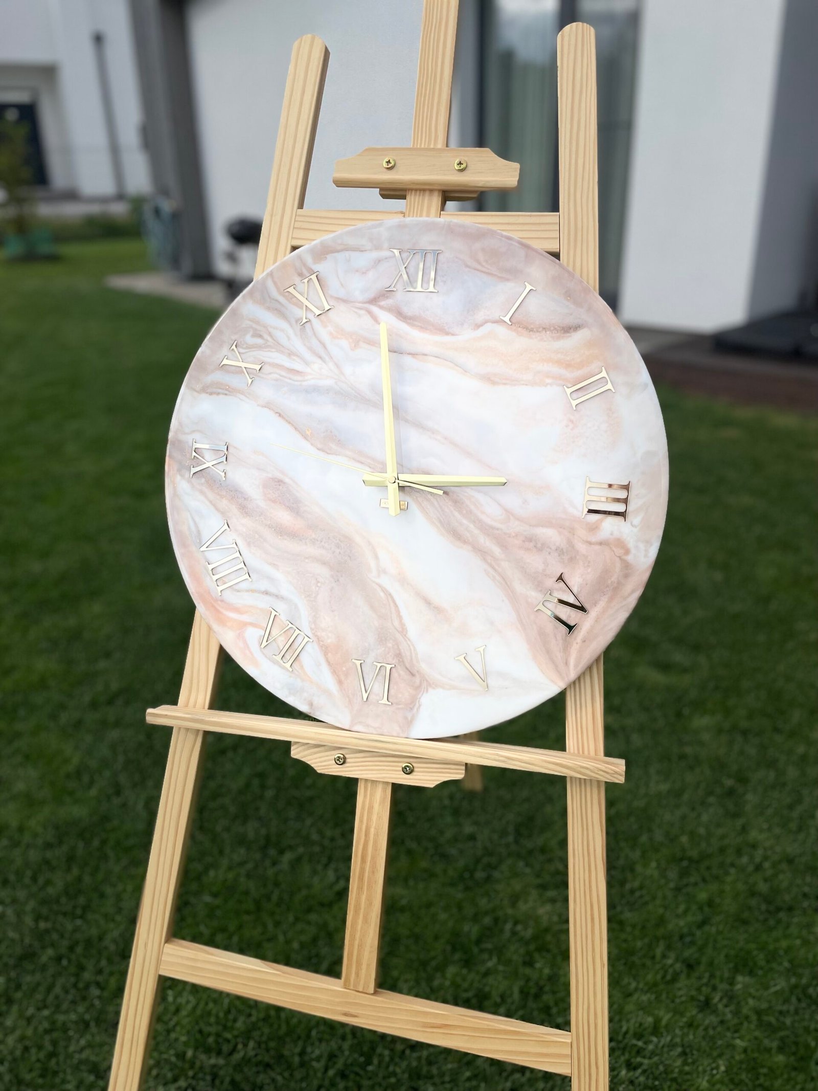 Laikrodis "Rudas marmuras2" 50cm - Image 15