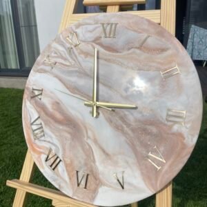 Laikrodis "Rudas marmuras2" 50cm