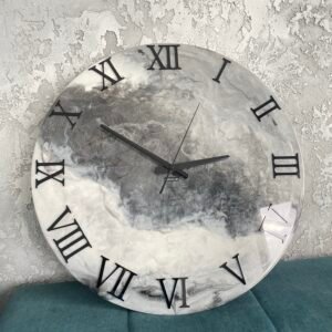 Laikrodis "Pilkas marmuras2" 50cm