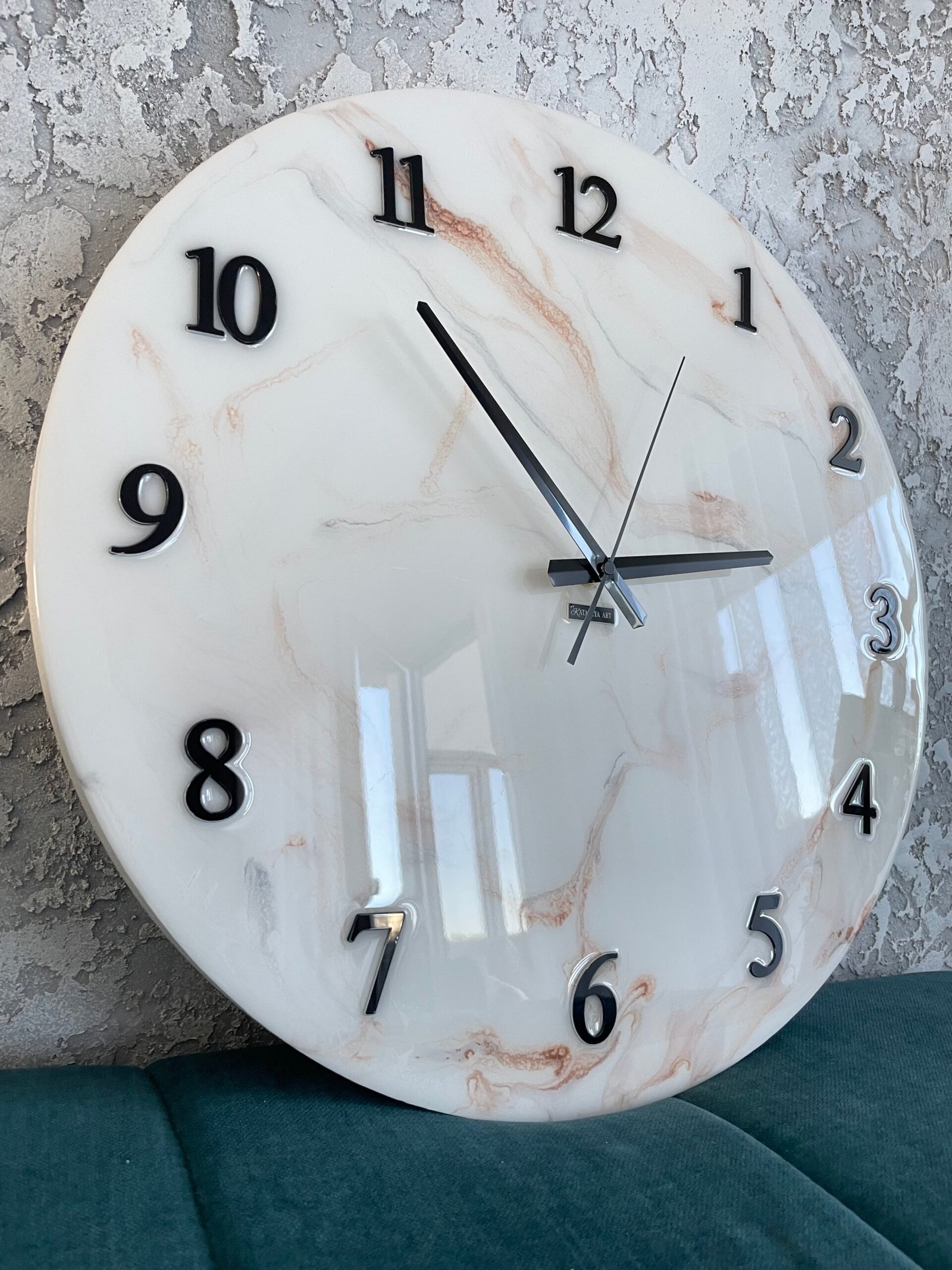 Laikrodis "Baltas marmuras2" 50cm - Image 6